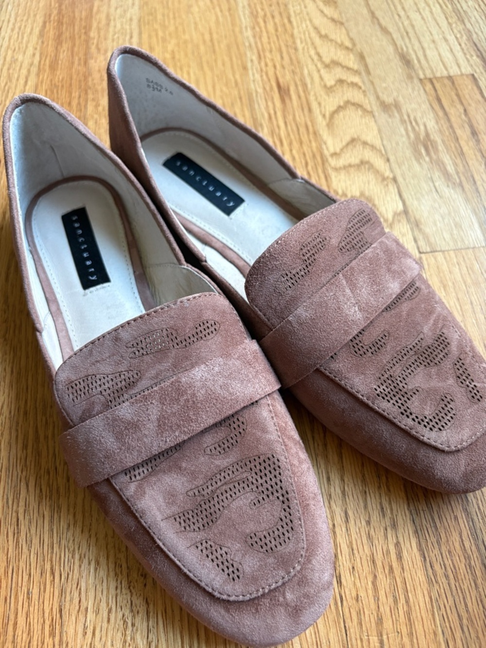 Sanctuary 8.5 Penny Loafers in Mauve Pink
